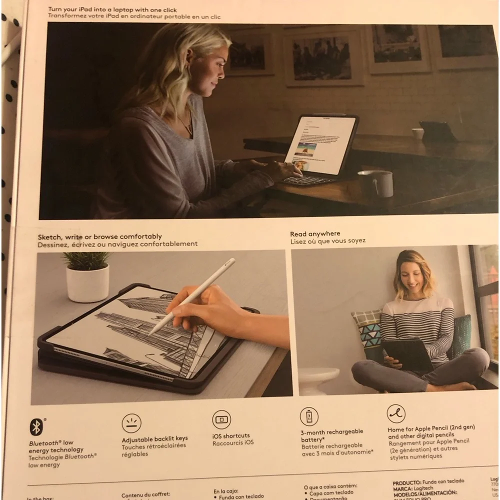 Logitech IPad Case ( IPad Pro 12.9 3rd Gen.)